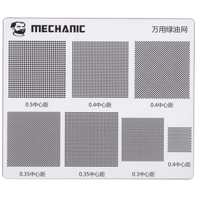 CPU Repair Green Oil Stencil (A8 - A18 Pro) For iPhone 6-16 Series (COM80) (Mechanic)