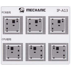 CPU Repair Green Oil Stencil (A8 - A18 Pro) For iPhone 6-16 Series (COM80) (Mechanic)