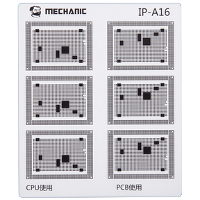 CPU Repair Green Oil Stencil (A8 - A18 Pro) For iPhone 6-16 Series (COM80) (Mechanic)