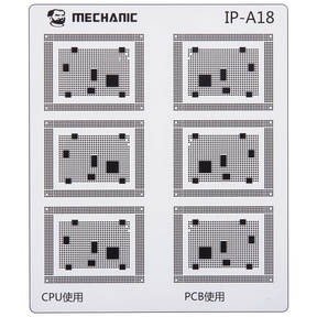 CPU Repair Green Oil Stencil (A8 - A18 Pro) For iPhone 6-16 Series (COM80) (Mechanic)