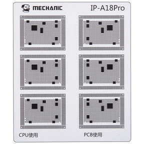 CPU Repair Green Oil Stencil (A8 - A18 Pro) For iPhone 6-16 Series (COM80) (Mechanic)