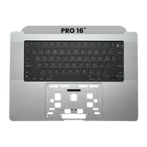 Top Case With Keyboard Compatible For MacBook Pro 16" (A2991 / Late 2023) (US Keyboard) (Space Gray)