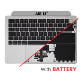 Top Case Assembly With Battery And Keyboard Compatible For MacBook Air 13" (A2681 / Mid 2022) (Silver) (UK Keyboard)