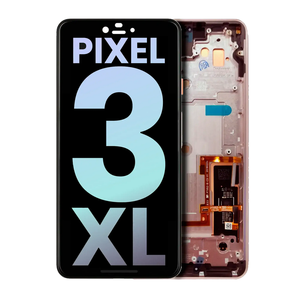 Replacement OLED Assembly With Frame Compatible For Google Pixel 3 XL (Genuine OEM) (Not Pink)