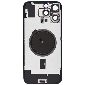 Back Glass With Steel Plate With MagSafe Magnet Pre-Installed Compatible For iPhone 16 Pro Max (No Logo) (Natural Titanium)