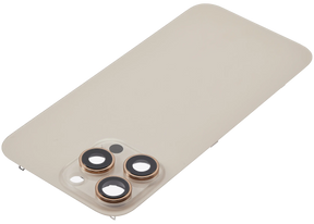 Back Glass With Steel Plate With MagSafe Magnet Pre-Installed Compatible For iPhone 16 Pro Max (No Logo) (Desert Titanium)