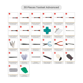 30 Pieces Toolset Advanced (Wrepair)