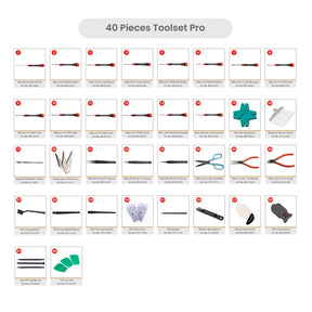 40 Pieces Toolset Pro (Wrepair)