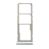 Dual Sim Card Tray Compatible For Samsung Galaxy A21 (A215 / 2020) (Cloud White)