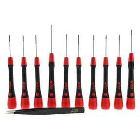 11 Piece PicoFinish Precision Screwdriver and Tweezers Smartphone Technician Set (26198) (Wiha)