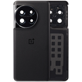Back Cover Glass With Camera Lens Bracket Compatible For OnePlus 11 Replacement (Titan Black)