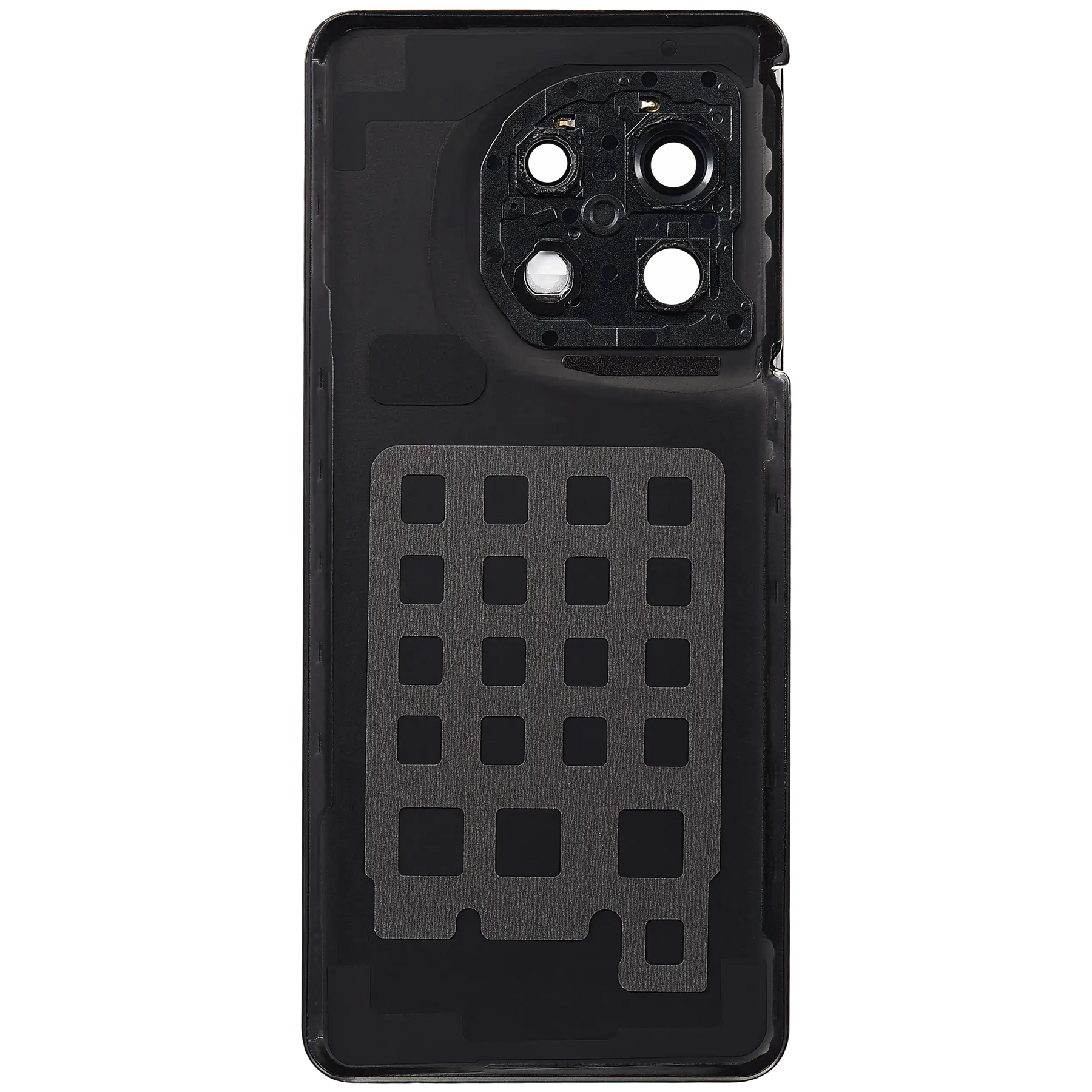 Back Cover Glass With Camera Lens Bracket Compatible For OnePlus 11 Replacement (Titan Black)