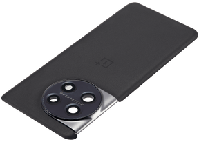 Back Cover Glass With Camera Lens Bracket Compatible For OnePlus 11 Replacement (Titan Black)