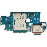 Replacement Charging Port Board With Sim Card Reader Compatible For Samsung Galaxy S25 Plus 5G (S936B) (International Version) (Premium)