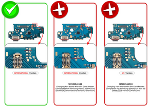 Replacement Charging Port Board With Sim Card Reader Compatible For Samsung Galaxy S25 Plus 5G (S936B) (International Version) (Premium)