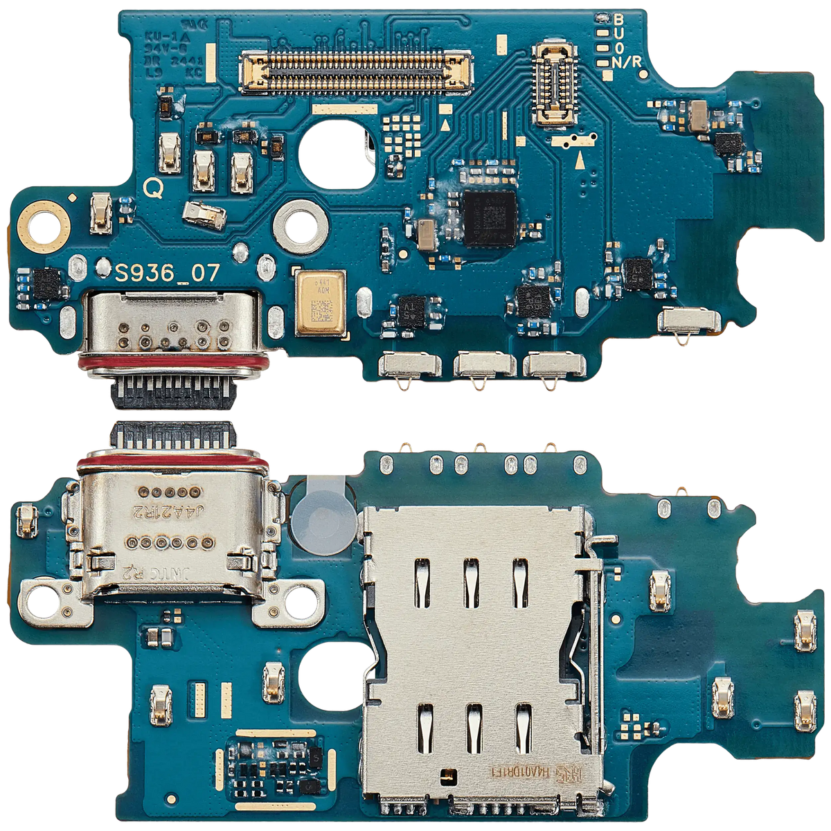 Replacement Charging Port Board With Sim Card Reader Compatible For Samsung Galaxy S25 Plus 5G (S936B) (International Version) (Premium)