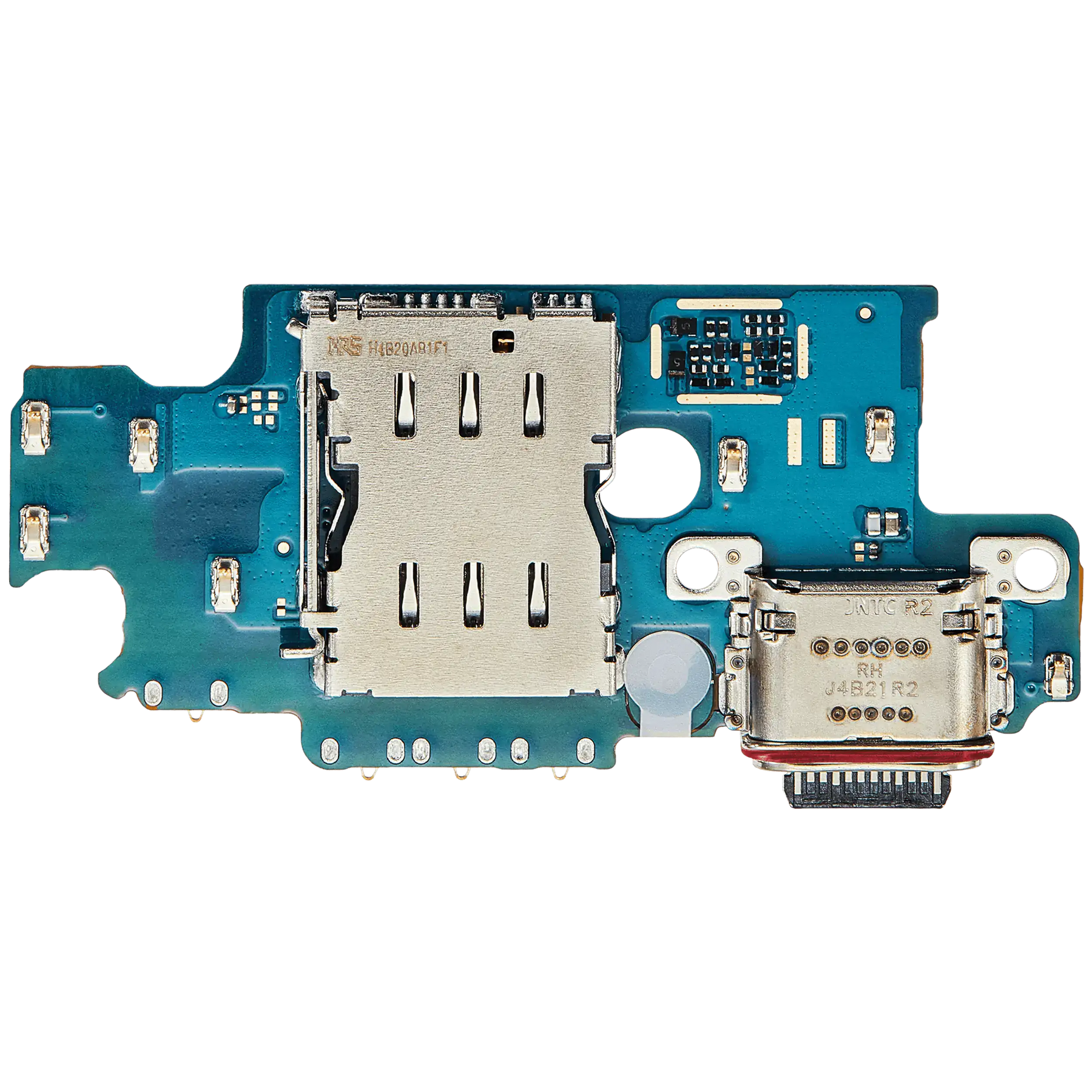 Replacement Charging Port Board With Sim Card Reader Compatible For Samsung Galaxy S25 Plus 5G (S936N / R) (International Version) (Premium)