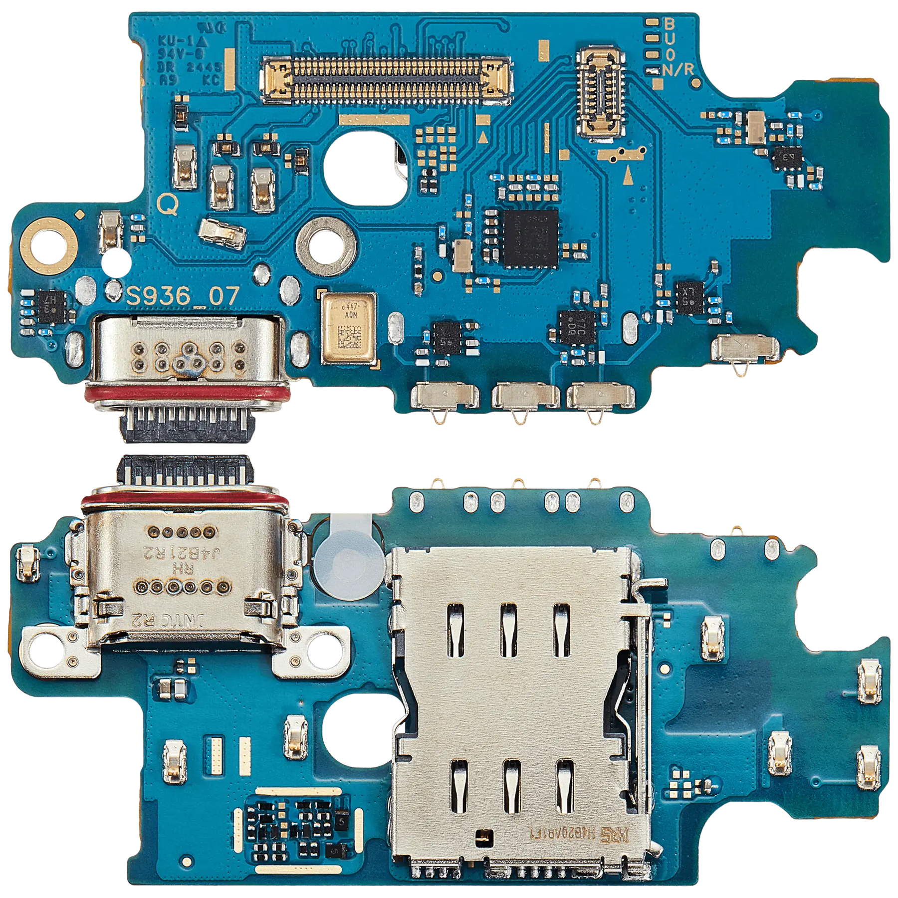Replacement Charging Port Board With Sim Card Reader Compatible For Samsung Galaxy S25 Plus 5G (S936N / R) (International Version) (Premium)