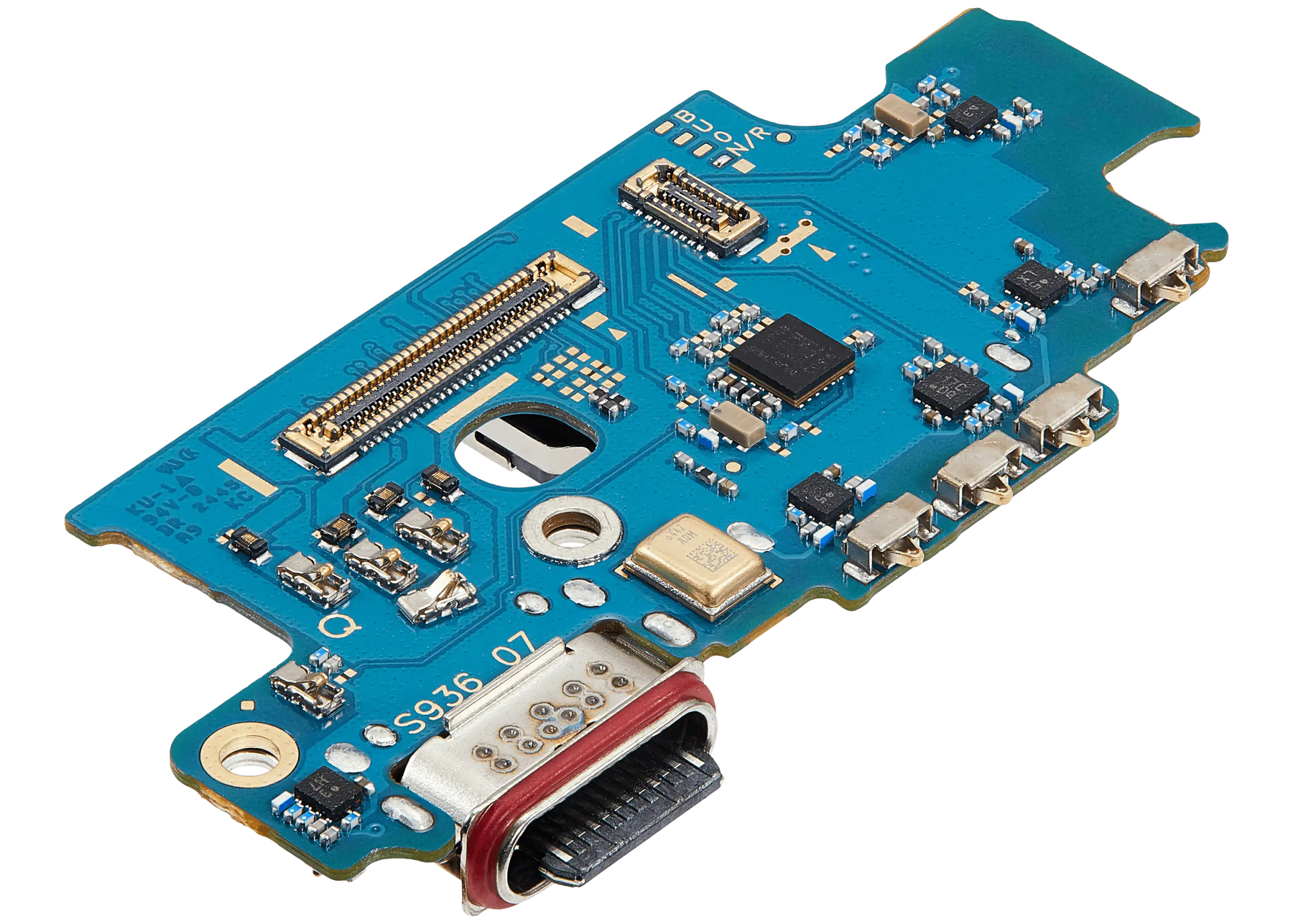 Replacement Charging Port Board With Sim Card Reader Compatible For Samsung Galaxy S25 Plus 5G (S936N / R) (International Version) (Premium)