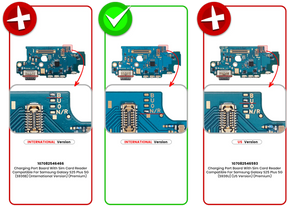 Replacement Charging Port Board With Sim Card Reader Compatible For Samsung Galaxy S25 Plus 5G (S936N / R) (International Version) (Premium)