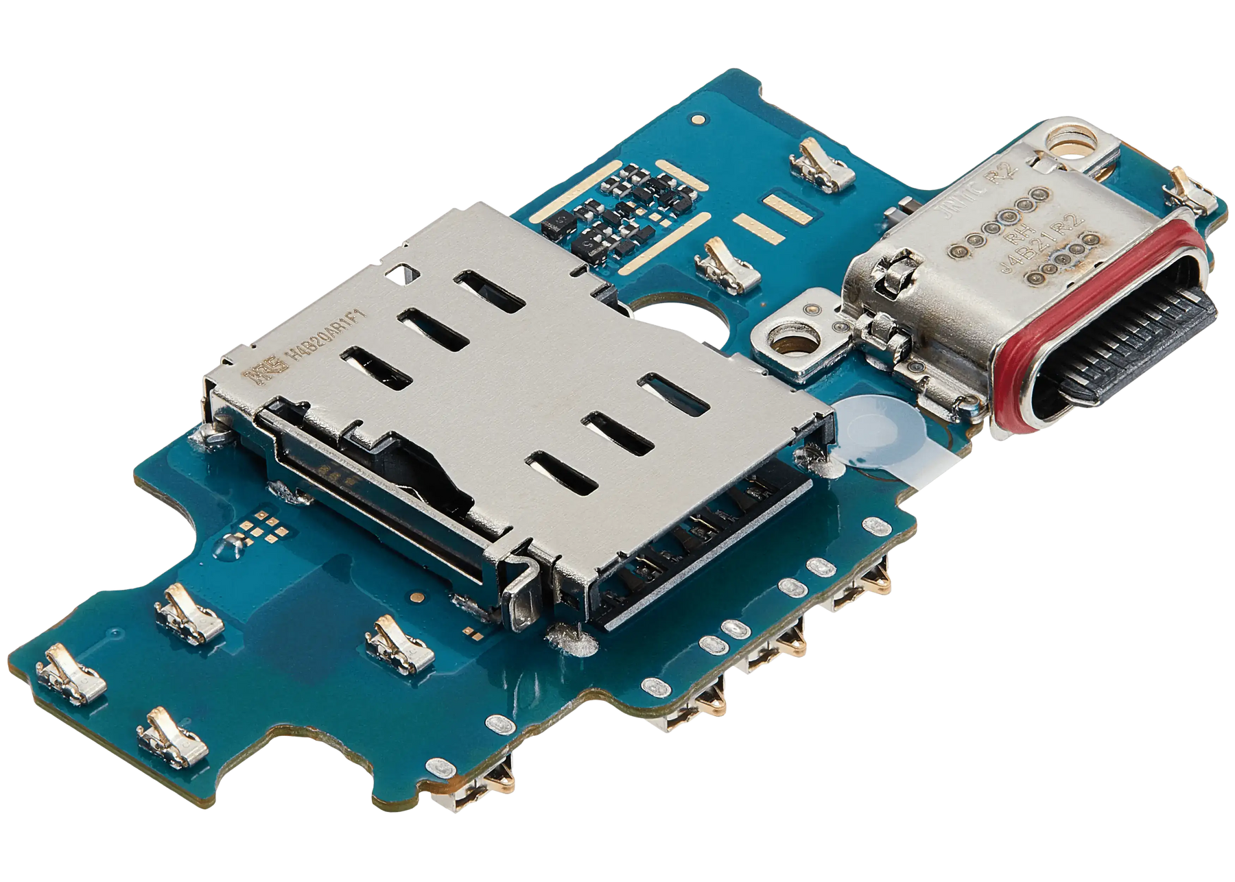 Replacement Charging Port Board With Sim Card Reader Compatible For Samsung Galaxy S25 Plus 5G (S936N / R) (International Version) (Premium)
