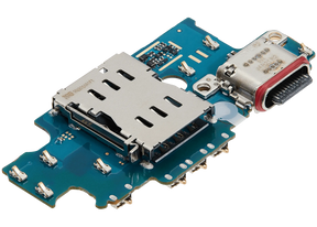 Replacement Charging Port Board With Sim Card Reader Compatible For Samsung Galaxy S25 Plus 5G (S936N / R) (International Version) (Premium)