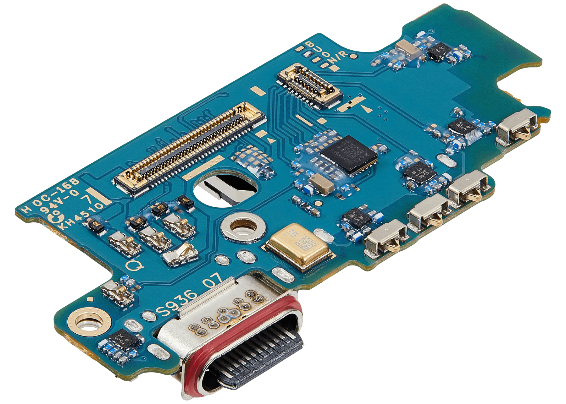 Charging Port Board With Sim Card Reader Compatible For Samsung Galaxy S25 Plus 5G Replacement (S936U) (US Version) (Premium)