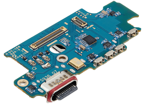 Charging Port Board With Sim Card Reader Compatible For Samsung Galaxy S25 Plus 5G Replacement (S936U) (US Version) (Premium)