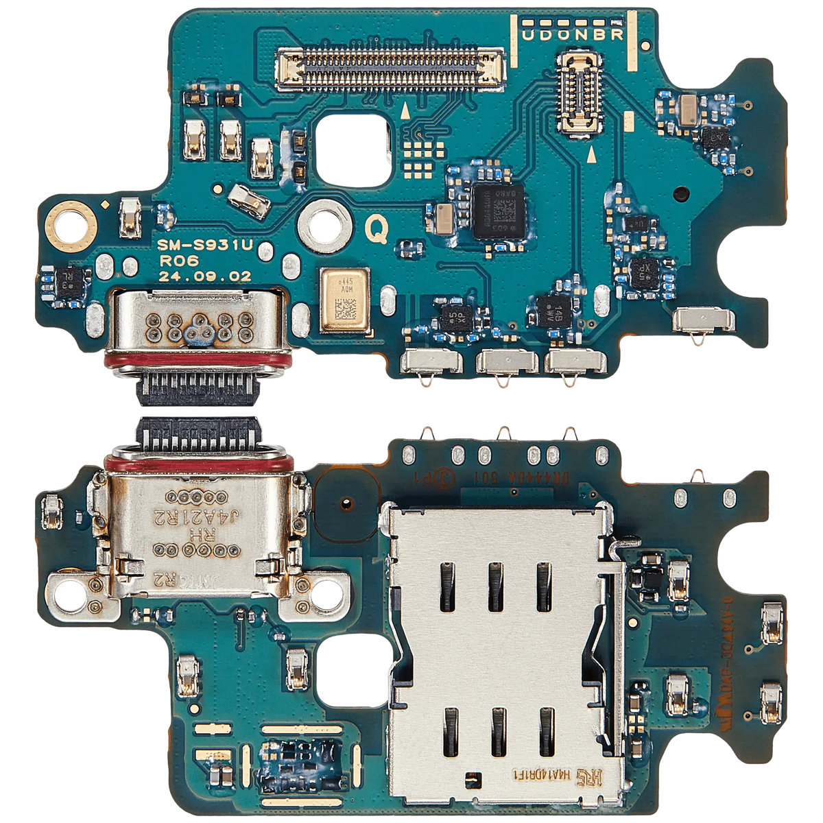 Replacement Charging Port Board With Sim Card Reader Compatible For Samsung Galaxy S25 5G (S931R) (International Version) (Premium)