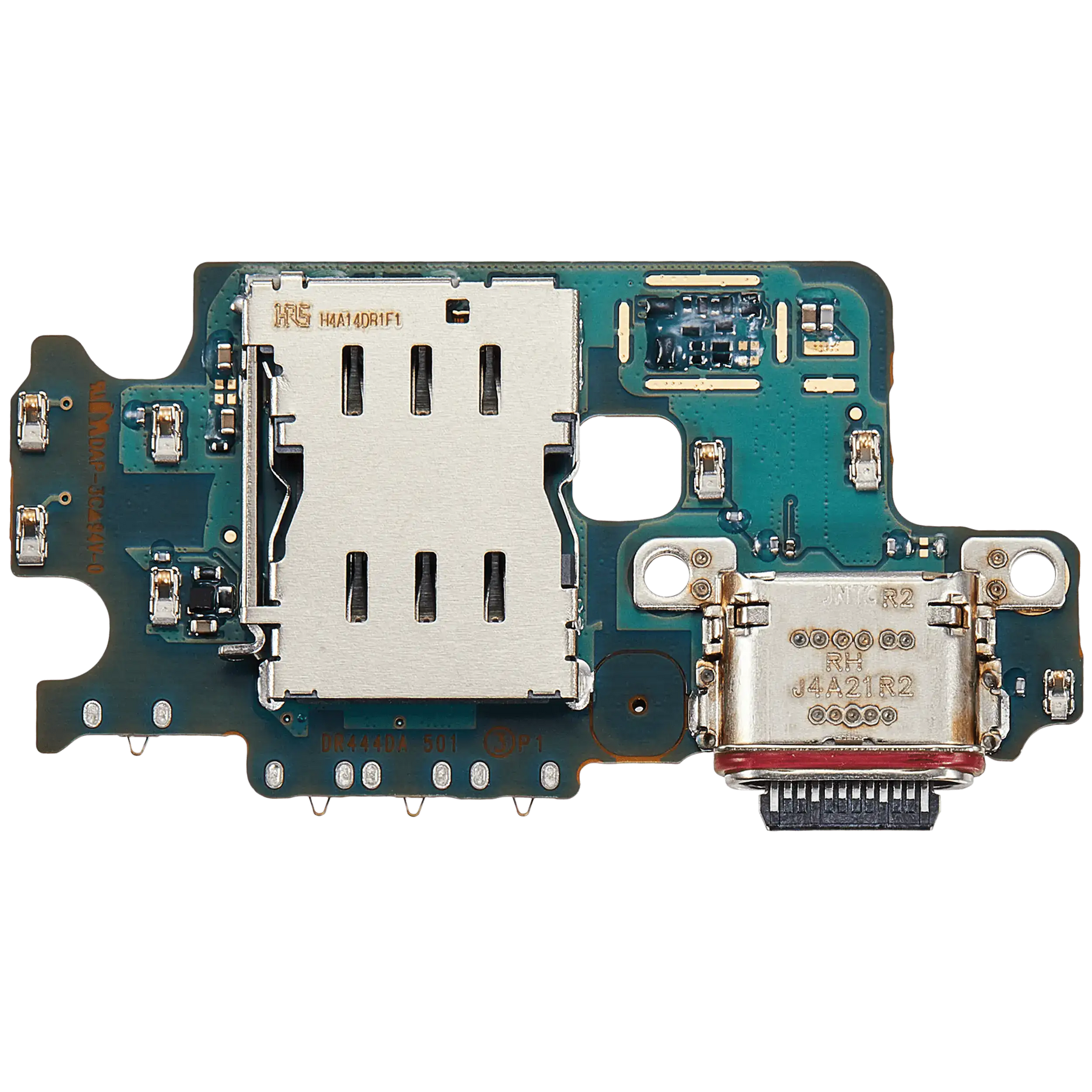 Replacement Charging Port Board With Sim Card Reader Compatible For Samsung Galaxy S25 5G (S931R) (International Version) (Premium)