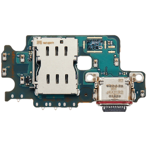 Replacement Charging Port Board With Sim Card Reader Compatible For Samsung Galaxy S25 5G (S931R) (International Version) (Premium)