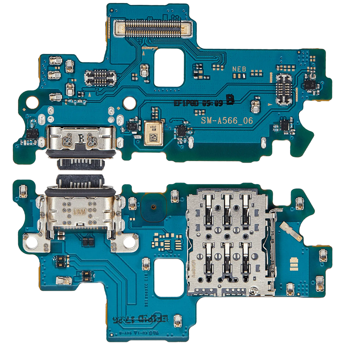 Charging Port With Board Compatible For Samsung Galaxy A56 5G Replacement (A566 / 2025) (Premium)