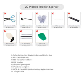 20 Pieces Toolset Starter (Wrepair)
