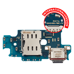Charging Port Board With Sim Card Reader Compatible For Samsung Galaxy S24 Plus 5G (S926B) (International Version) (Premium)