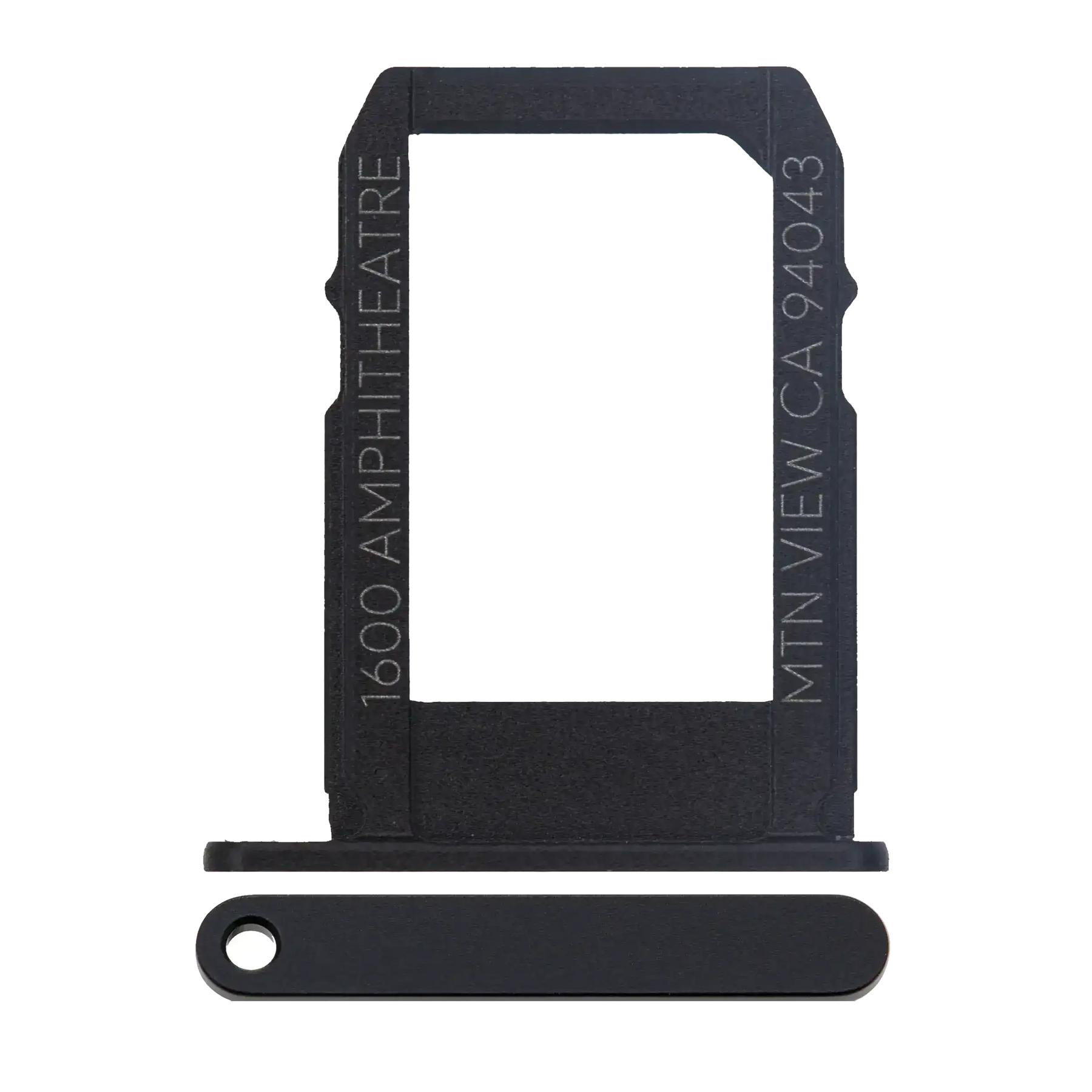 Sim Card Tray Compatible For Google Pixel / Pixel XL Replacement (Black)