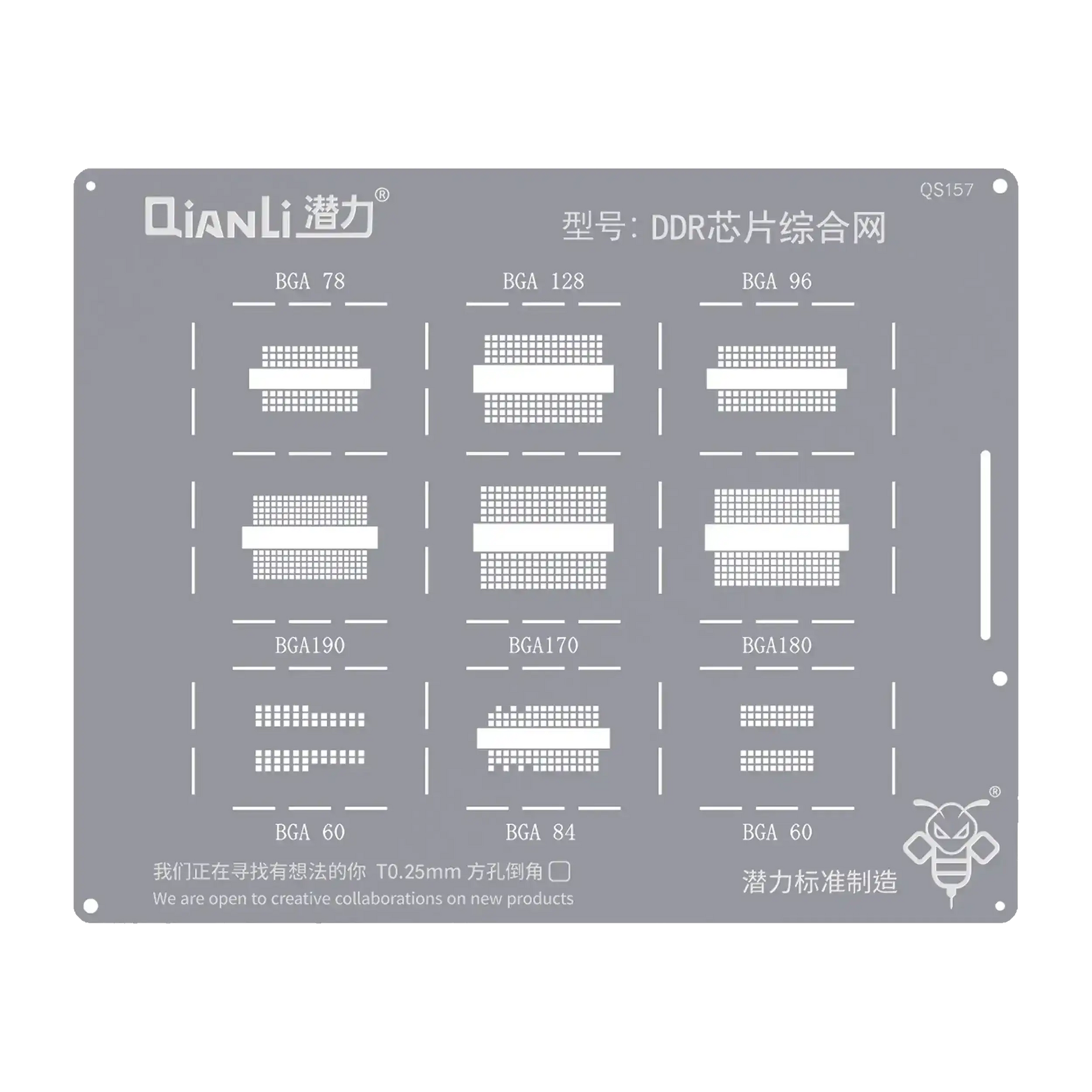 Bumblebee Stencil (QS157) DDR Chip Integrated Network (Qianli)