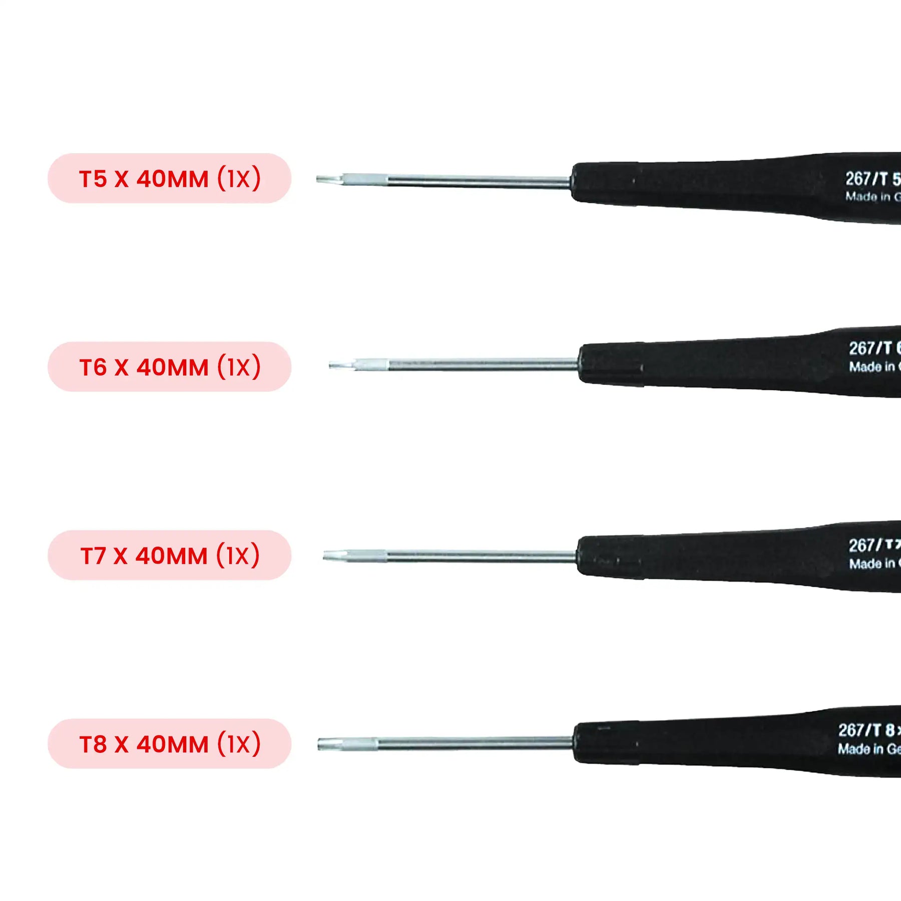 8 Piece Precision Torx Screwdriver Set (26791) (Wiha)