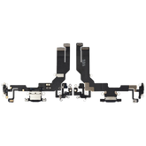 Charging Port Flex Cable Compatible For iPhone 16e (Premium) (Black)