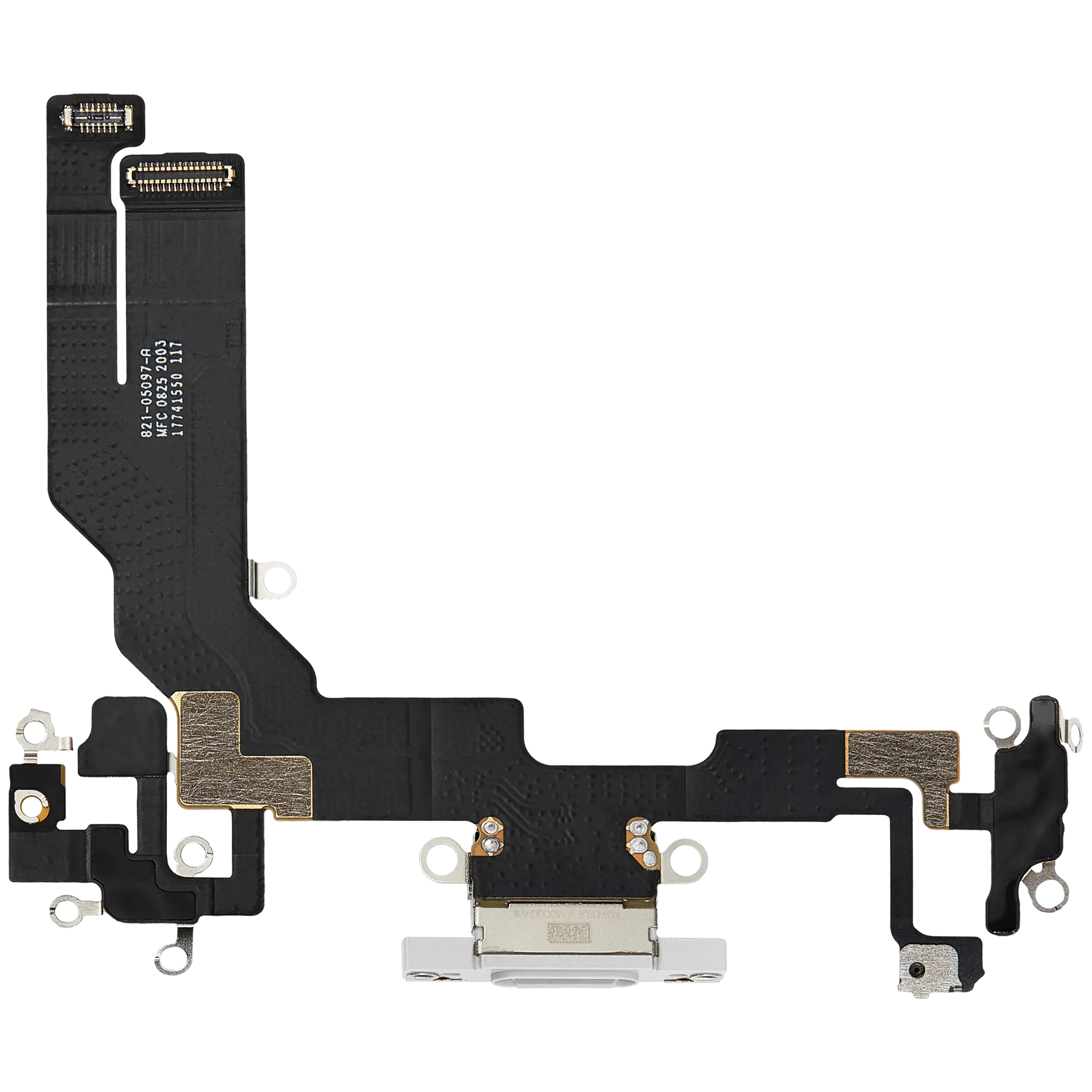 Charging Port Flex Cable Compatible For iPhone 16e (Premium) (White)