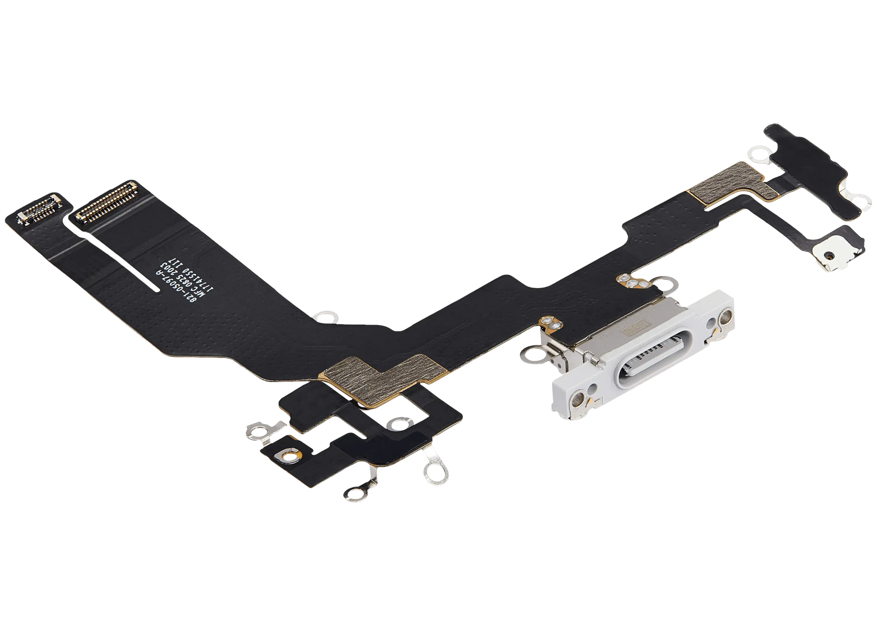 Charging Port Flex Cable Compatible For iPhone 16e (Premium) (White)