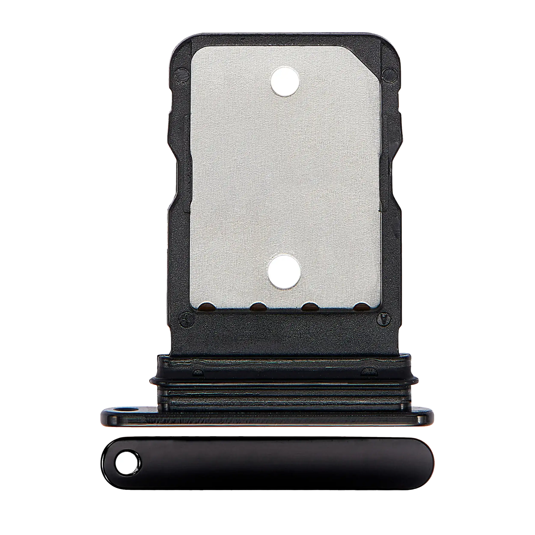 Sim Card Tray Compatible For Google Pixel 9a Replacement (Genuine OEM) (Obsidian)