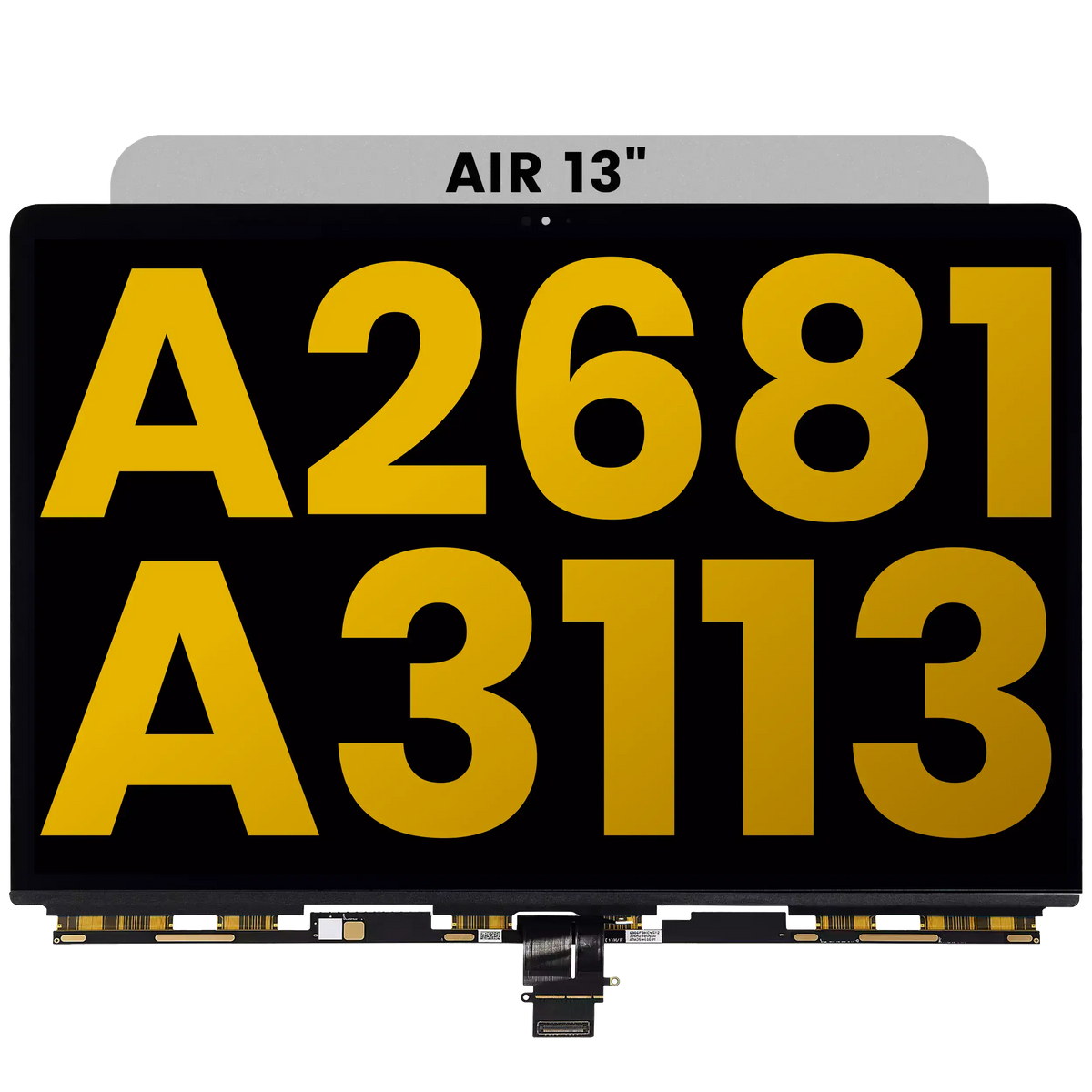 LCD Panel Only Compatible For MacBook Air 13" (A2681 / A3113) (Compatible With All Years) (Premium)