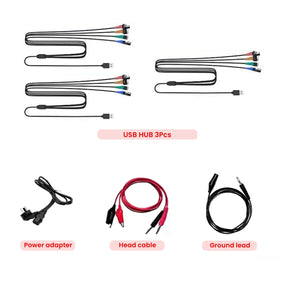 P3208 320W Smart Regulated Power Supply 32V/8A One Key Boot Power Box (USB HUB*15) (Aixun)