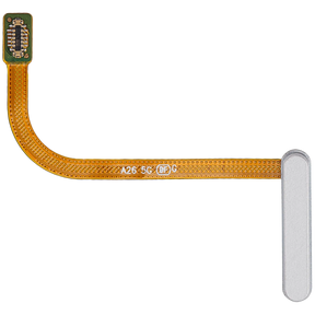 Fingerprint Reader With Flex Cable Compatible For Samsung Galaxy A26 5G (A266 / 2025) (Premium) (White)