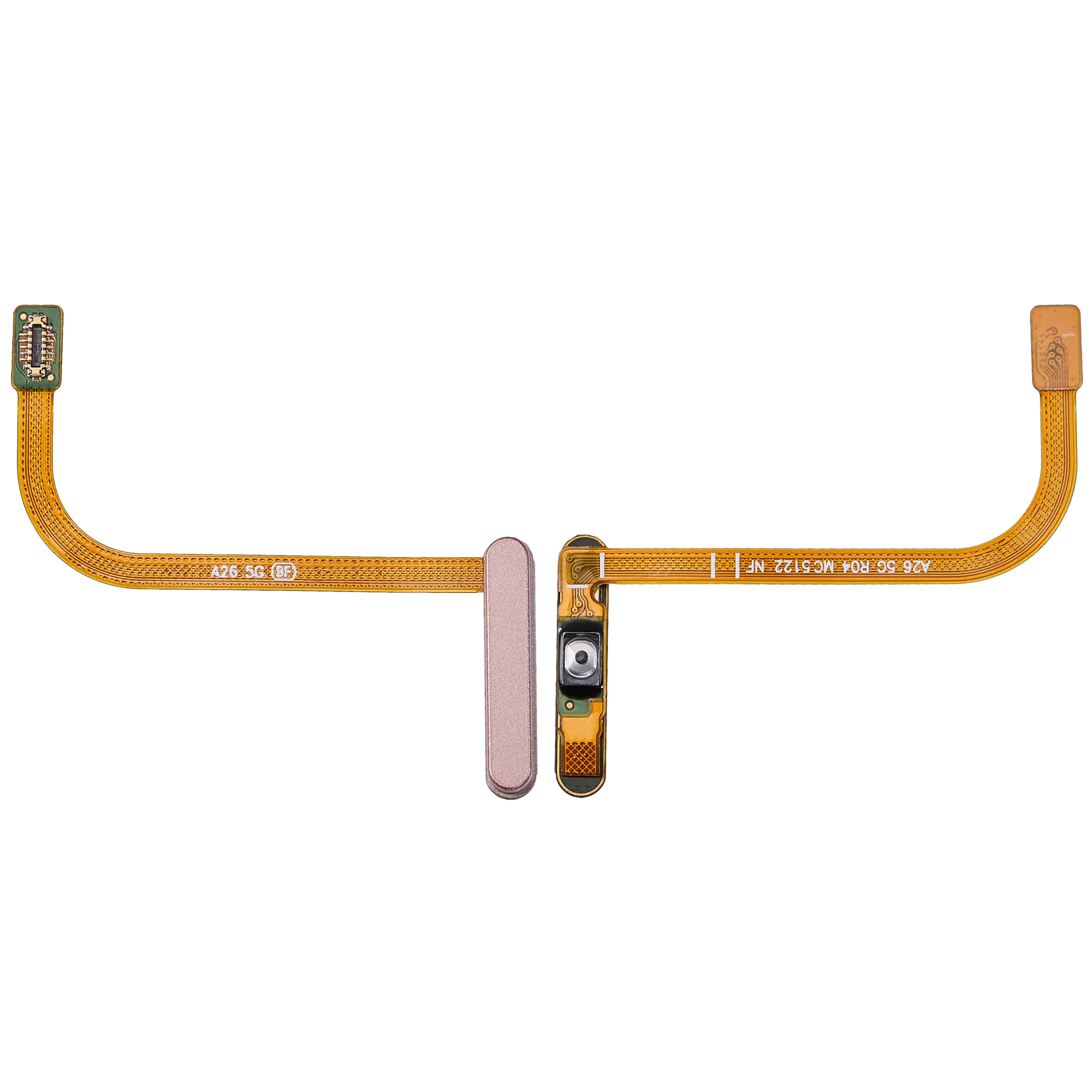 Fingerprint Reader With Flex Cable Compatible For Samsung Galaxy A26 5G (A266 / 2025) (Premium) (Peach Pink)