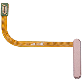Fingerprint Reader With Flex Cable Compatible For Samsung Galaxy A26 5G (A266 / 2025) (Premium) (Peach Pink)