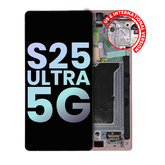 Replacement OLED Assembly With Frame Compatible For Samsung Galaxy S25 Ultra 5G (Service Pack )(US & International) (Titanium Pink Gold)