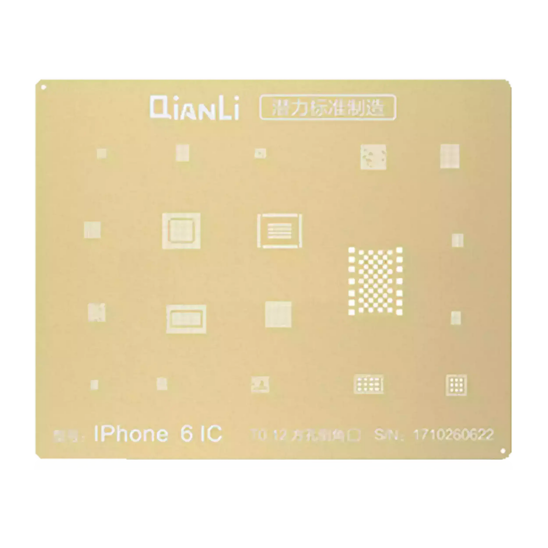 2D IC Golden Stencil Compatible For iPhone 6 / 6 Plus (Qianli)