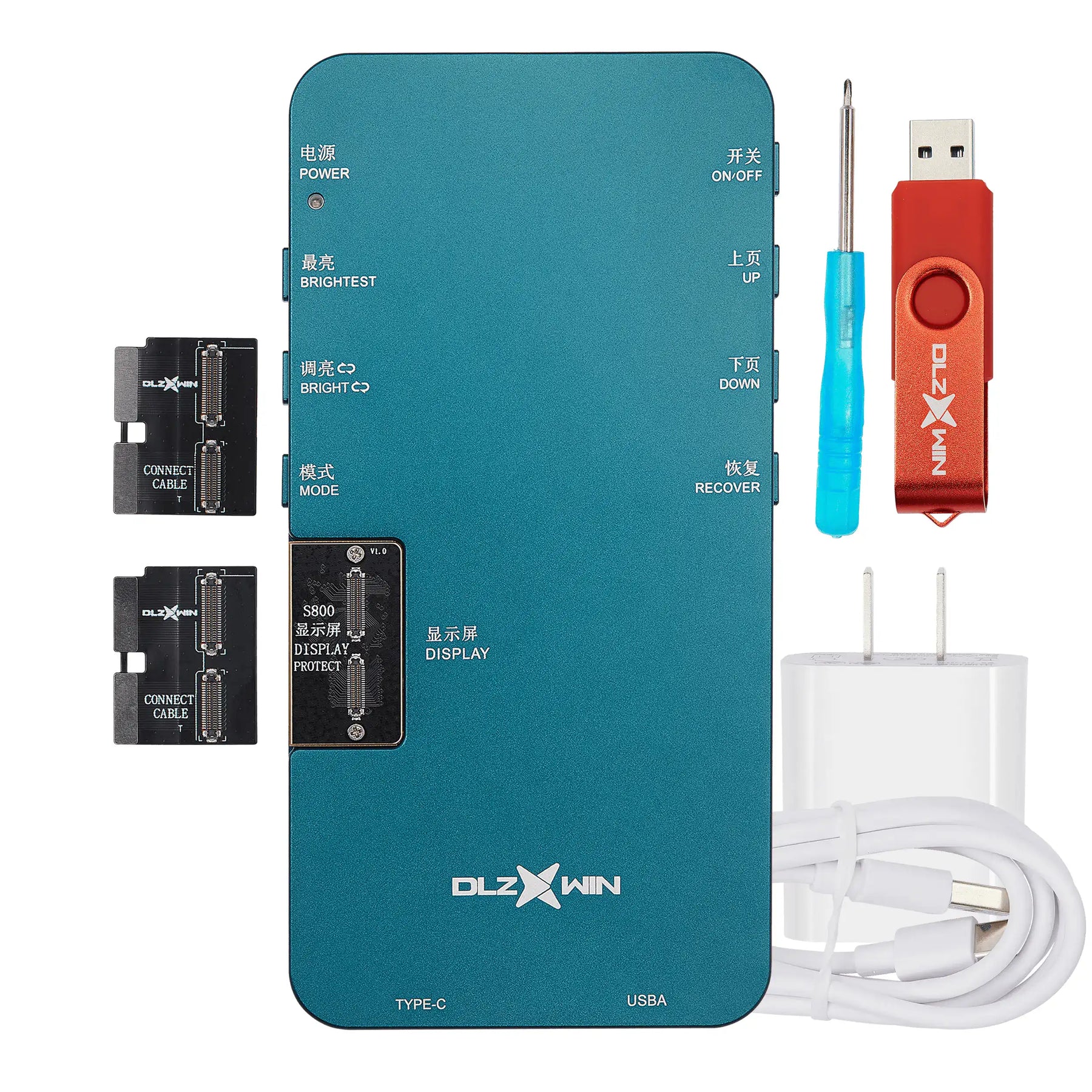 S800 Display LCD OLED Tester Machine Compatible For iPhone 6 Series to iPhone 13 / 14 / 14 Plus / Samsung / Huawei / Vivo / Oppo (Tester Cables Sold Separately) (iTestBox)