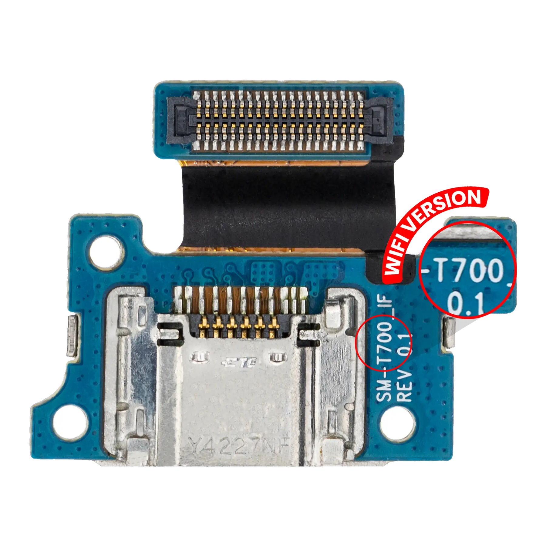 Charging Port Flex Cable Compatible For Samsung Galaxy Tab S 8.4" (T700 / T701/2014) (WiFi Version) (Premium)
